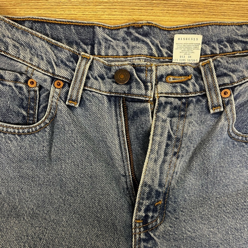 Vintage 90’s Levi's 560 High Rise Mom Loose Fit Straight Leg Jean 7 Med - Picture 4 of 11